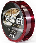  RYOBI NYLON Rednet 100m d-0.181 #2.3kg Grey RBLG181