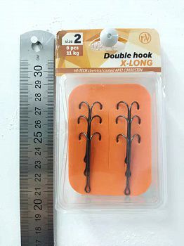  FW 9983 X-LONG Double Hook #2, BN .6.