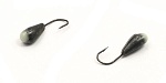 мормышка свинцовая особая капля с отв. диам. 3 чёрн. никель с ф. пяткой (уп. 10 шт.)