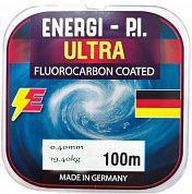 Леска Energi P.I. "Ultra Soft" цвет темно-бронзовый флюорокарбоновое покрытие 100m  0.40 mm