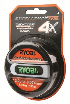  Ryobi green 4* PE 0.10mm 7.70kg 100m 